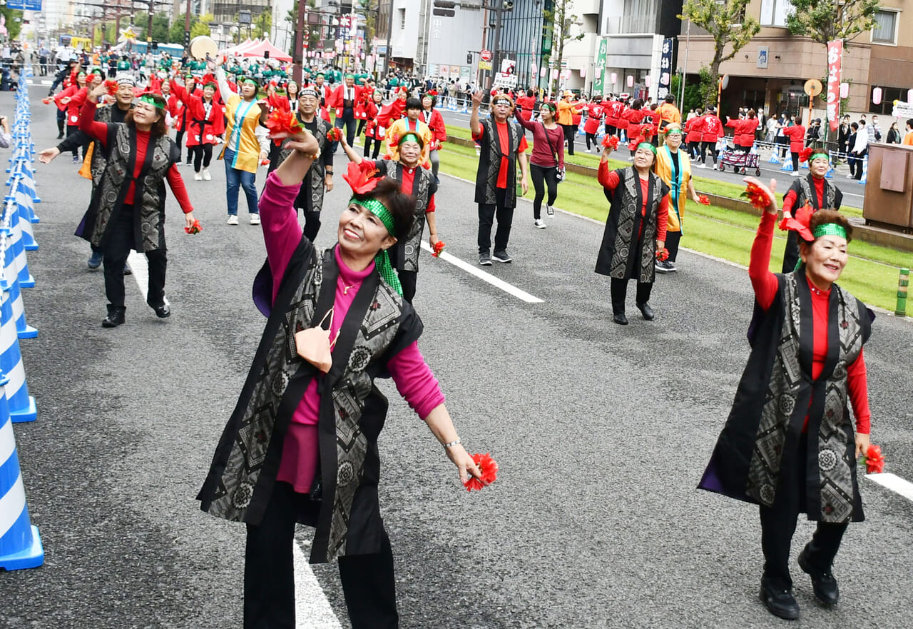 八月踊りで奄美アピール 鹿児島市でおはら祭り｜芸能・文化｜南海日日新聞